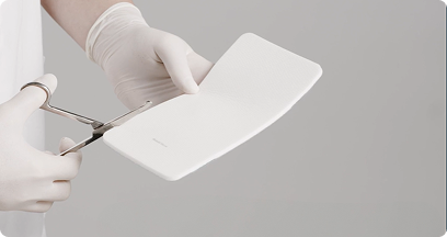 Application of Biatain Silicone Small Square