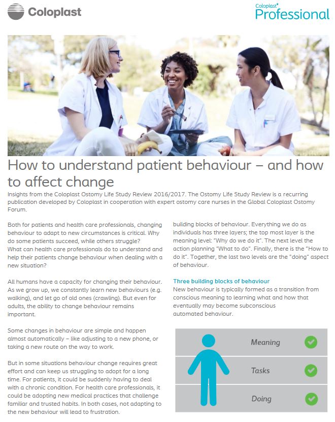 How to understand patient behaviour - and how to affect change